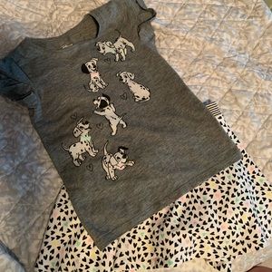 Disney 101 Dalmatian skorts outfit...
